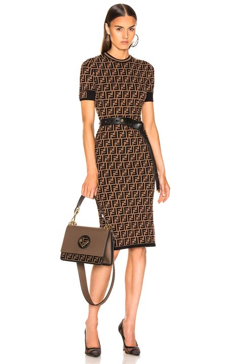 fendi knit dress|Fendi sleeve oversized dress.